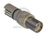 CABEZAL DE SENSOR CONDUCTIVIDAD, MATERIAL PEEK, ELECTRODO EN TITANIO, CELDA 0.01 (RESISTIVIDAD) :: Daflow: sensores e insumos para el tratamiento de aguas