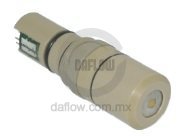 CABEZAL OZONO, MATERIAL PEEK, ELECTRODO EN ORO-PLATA, PROTEGIDO, CARA PLANA :: Daflow: sensores e insumos para el tratamiento de aguas